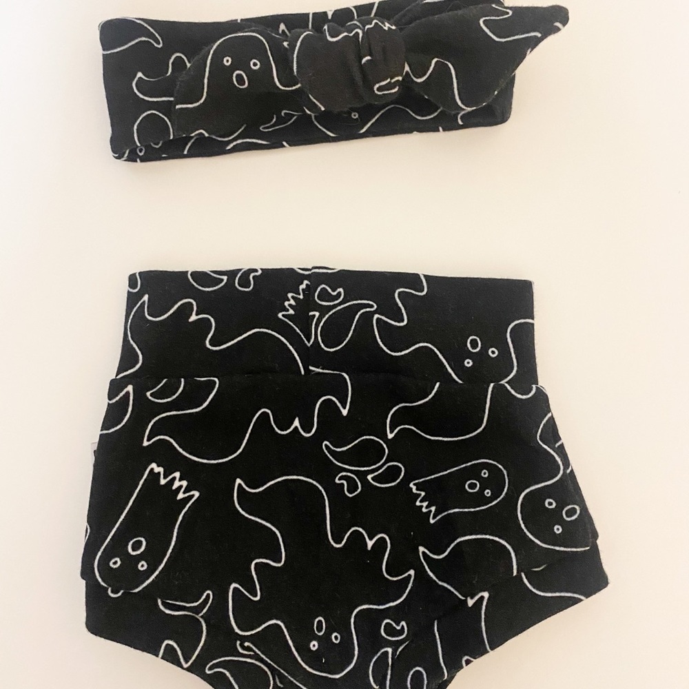 Ghost bummies and headband set